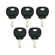DURAFORCE 85804675 14707 Ignition Key for New Holland Volvo JCB Heavy Equipment 5 Pack