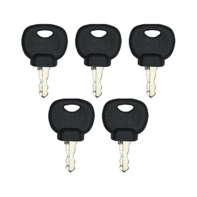 DURAFORCE 85804675 14707 Ignition Key for New Holland Volvo JCB Heavy Equipment 5 Pack