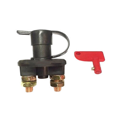 Battery Disconnect Master Kill Switch Cut Off for RV Marine with Removable Key