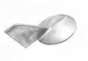 DURAFORCE Zinc Trim Tab Anode for Yamaha Outboards Counter Rotation 6K1-45371-02-00
