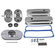 DURAFORCE Air Cleaner Dress Up kit Centerbolt Tall Style Valve Cover for Chevrolet SBC 400