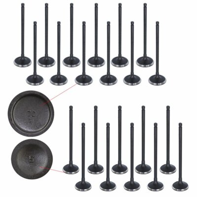 DURAFORCE Intake Exhaust Valves For 00-10 Acura Honda Saturn 3.2L 3.5L SOHC 24v J32A1