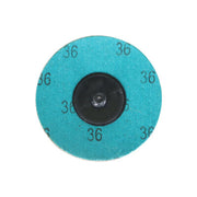 DURAFORCE 25PCS 3 inch 36 Grit Aluminum Oxide Roll Lock Die Grinder Sanding Grinding Disc