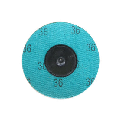 DURAFORCE 25PCS 3 inch 36 Grit Aluminum Oxide Roll Lock Die Grinder Sanding Grinding Disc
