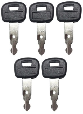 5 Key for Kubota Mini Excavator Backhoe Skid Steer Track Loader 459A
