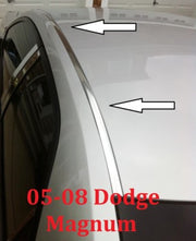 DURAFORCE 2005-2008 Dodge Magnum Chrome Roof Top Trim Molding Kit