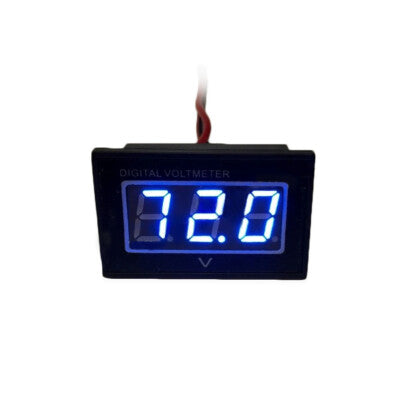 DURAFORCE 72V Volt Meter Battery Gauge for Polaris GEM Electric Vehicle Blue
