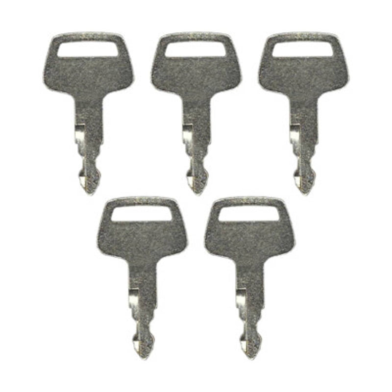 DURAFORCE Ignition Key for IHI Case Morooka Chieftain Excavator Heavy Equipment 5080 5 Pack