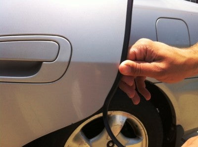 DURAFORCE 10 Inch Black Door Edge Guard Trim Molding Protectors Low Profile
