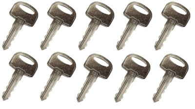 Ignition Keys for JCB Ditch Witch Heavy Equipment 701 45501 1051790 10 Pack