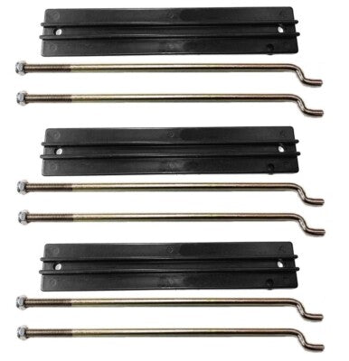 101090801 1013683 Battery Hold Down Plate And Rods For Club Car 36V 48V 3 Pack