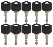 DURAFORCE Ignition Keys for Doosan Daewoo Forklift D25 D35 G25 G35 212 D554212 10