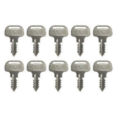DURAFORCE 393 1851063720 1851063620 Ignition Key for Kubota M Series Tractor Mower 10 Pack