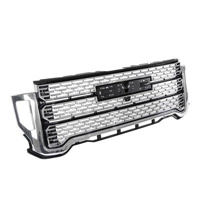 Front Bumper Grille & Hood Molding Trim For 2020-2023 GMC Sierra 2500HD 3500HD
