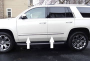 DURAFORCE Chrome Side Door Trim Rocker Panel Molding Kit for 15-19 Chevy Tahoe Suburban