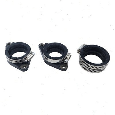 16211 MEA 670 Carb Intake Manifold Boot For Honda VTX1300 03 09 3 Pcs