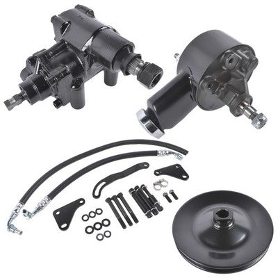 DURAFORCE Power Steering Gear Box Conversion Kit for Chevrolet Biscayne Impala 1958-1964