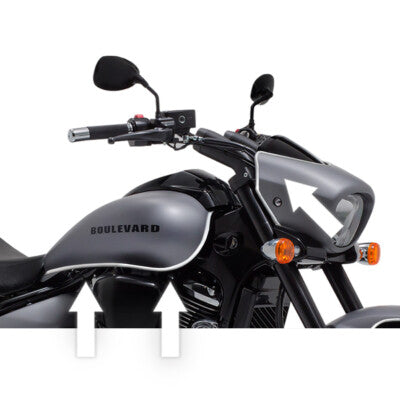 Chrome Tank Trim For Suzuki Boulevard Volusia M50 C90 C50