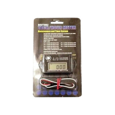 Digital Tachometer Hour Meter with Max RPM Recall for 2 4 Stroke Engine