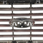 DURAFORCE Front Bumper Grill Painted Black Chrome Frame Trim for 2009-2014 for Ford F150