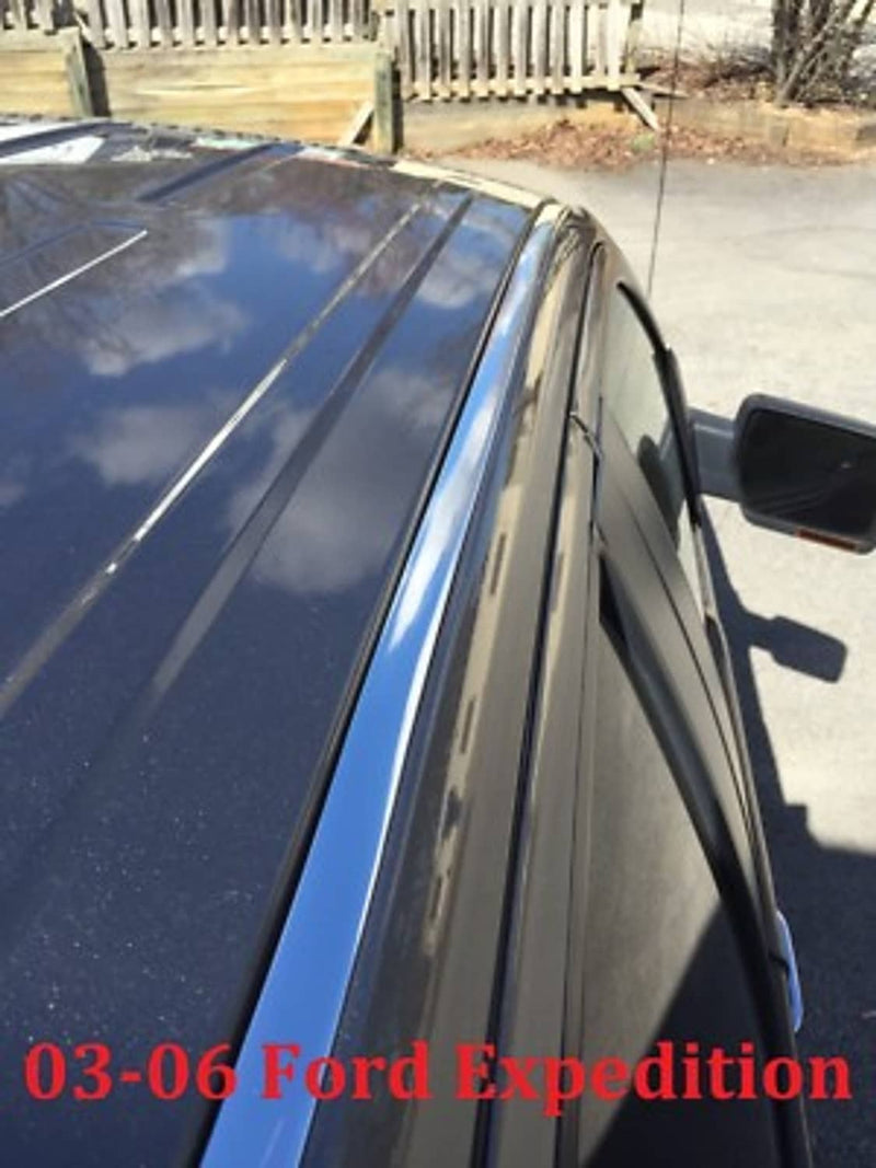 DURAFORCE Chrome Roof Top Trim Molding Kit for 2003-2006 Ford Expedition