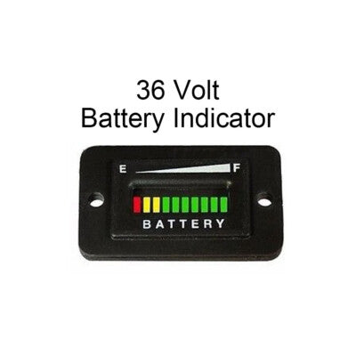 Battery Indicator Meter Gauge for EZGO Club Car Yamaha 36V 36 Volt Golf Cart