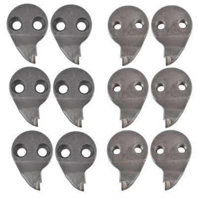DURAFORCE Total Kit 12pcs Stump Grinder Teeth Compatible Rayco Super Tooth 3144C and 3144T