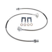 DURAFORCE Front Stainless Brake Lines for 1971-1978 GMC K25 Jimmy Chevrolet 4-6" 89340S