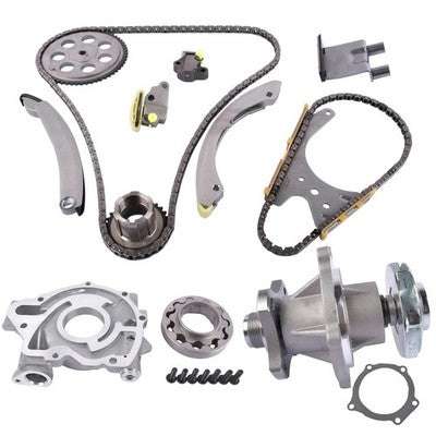 DURAFORCE Timing Chain Kit + Water Pump + Oil Pump For 07-11 Chevrolet GMC Hummer Isuzu