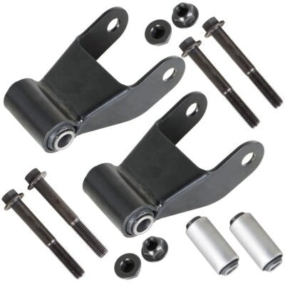DURAFORCE Fit For Ford Ranger Mazda Series Rear Leaf Spring Shackle Bracket Repair Kit 2Pc