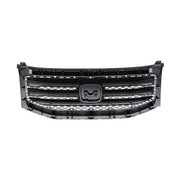 DURAFORCE For Honda Pilot 2012-2015 12-15 Front Bumper Silver Grille Molding Surround Trim