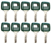 DURAFORCE 11039228 17225331 Ignition Keys for Volvo Loader Articulated Hauler 10 Pack