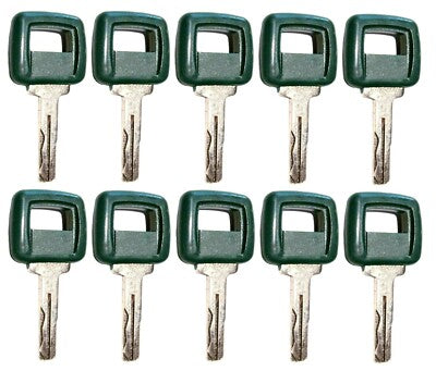 DURAFORCE 11039228 17225331 Ignition Keys for Volvo Loader Articulated Hauler 10 Pack
