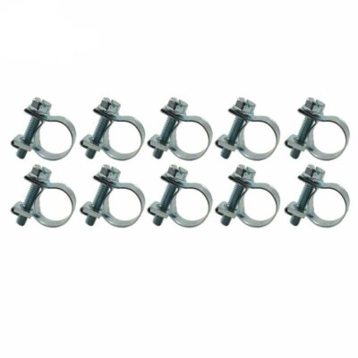 DURAFORCE 30 Pcs 1/4" FUEL INJECTION HOSE CLAMP / AUTO Fuel clamps（11mm-13mm）