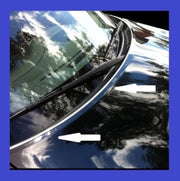DURAFORCE Universal Mirror Chrome Hood Trim Lip Edge Molding Package Accent