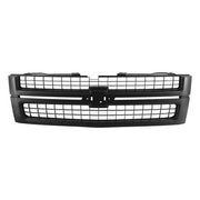 DURAFORCE Front Upper Grille Matte Black Fit Chevrolet Silverado 2500 3500 HD LT 2007-2010