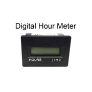 DURAFORCE Small Digital Hour Meter 12v 24v 36v for Marine Boat Engine Rectangle