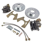 DURAFORCE For GM 10 & 12 Bolt Buick Skylark Chevy Bolt-On Rear Disc Brake Kit w/ E-Brake