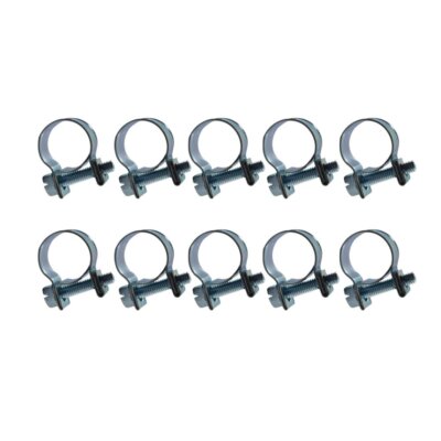 DURAFORCE 5/16"（13mm-15mm）FUEL INJECTION HOSE CLAMP / AUTO Fuel clamps 10Pcs