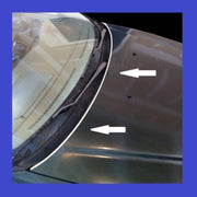 DURAFORCE Universal Mirror Chrome Hood Trim Lip Edge Molding Package Accent