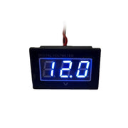 DURAFORCE 12V Trolling Motor Digital Volt Meter Battery Indicator Charge Status Blue