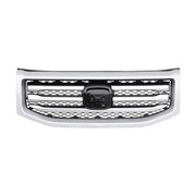 DURAFORCE For Honda Pilot 2012-2015 12-15 Front Bumper Silver Grille Molding Surround Trim