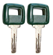 DURAFORCE Ignition Keys 11039228 17225331 for Volvo Loader Articulated Hauler 2 Pack