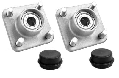 2 Pack Front Wheel Hub Assembly w Bearings for Club Car DS Precedent 102357701