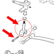 DURAFORCE 103638601 102287201 King Pin Assembly for Club Car Precedent 2004 Up