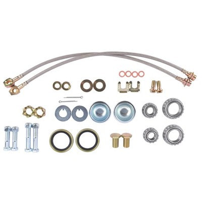 DURAFORCE Disc Brake Kit Drilled/Slotted for Chevy Full-size Cars 1955-1957 & 1959-1964