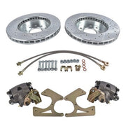 DURAFORCE For GM 10 & 12 Bolt Buick Skylark Chevy Bolt-On Rear Disc Brake Kit w/ E-Brake
