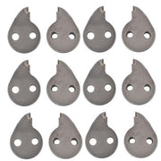 DURAFORCE Total Kit 12pcs Stump Grinder Teeth Compatible Rayco Super Tooth 3144C and 3144T