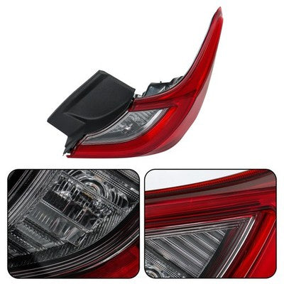 DURAFORCE Tail Light For Toyato Camry XLE XSE 2025 Rear Outer Passenger Clear 1 PCS LED
