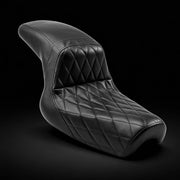 DURAFORCE Two-Up Seat for Harley Sportster Iron XL 883 XL1200 2.3GAL-3.5GAL Tanks